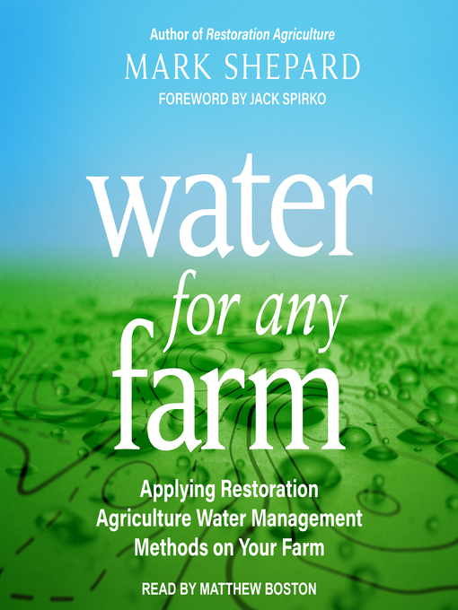 Title details for Water for Any Farm by Mark Shepard - Available